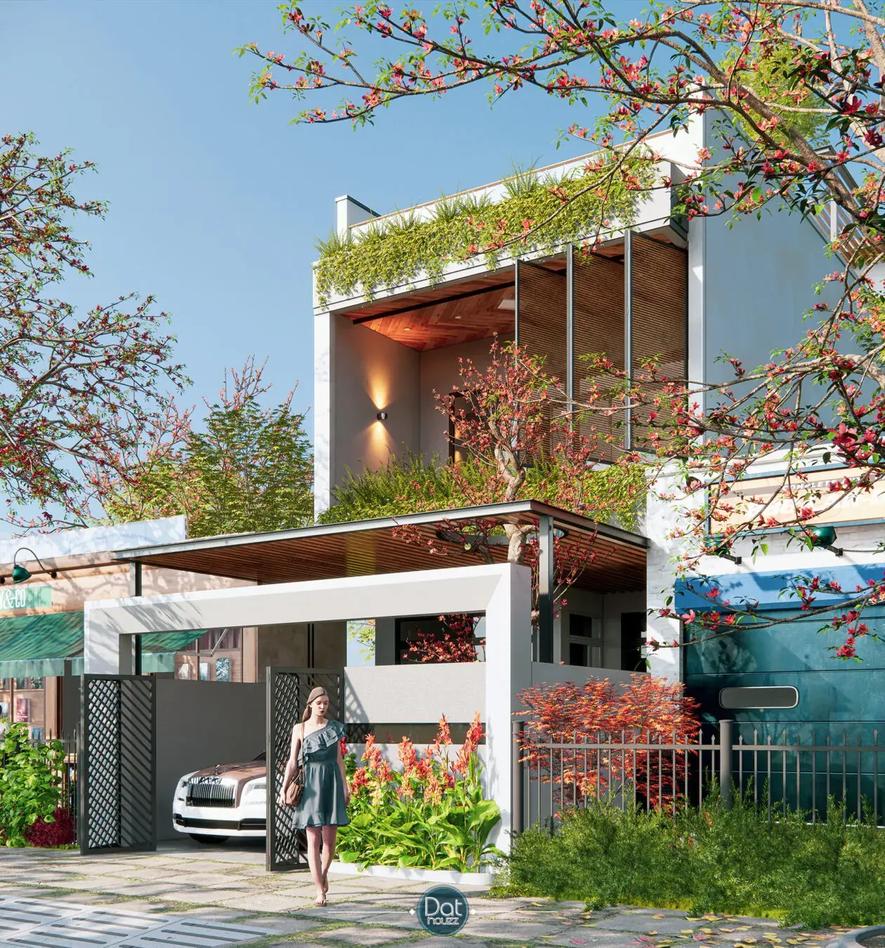 Exterior House Scene