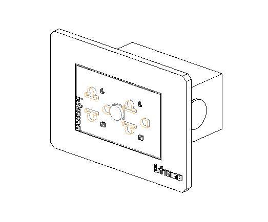 2 Gang Outlet - Tv Outlet - Ethernet Outlet