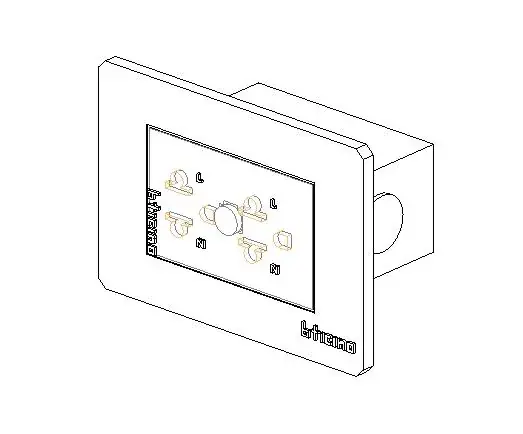 2 Gang Outlet - Tv Outlet - Ethernet Outlet