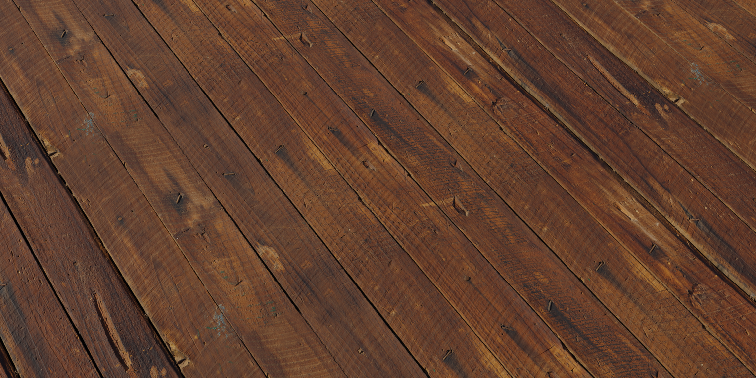 Wood Cabinet Worn Long
