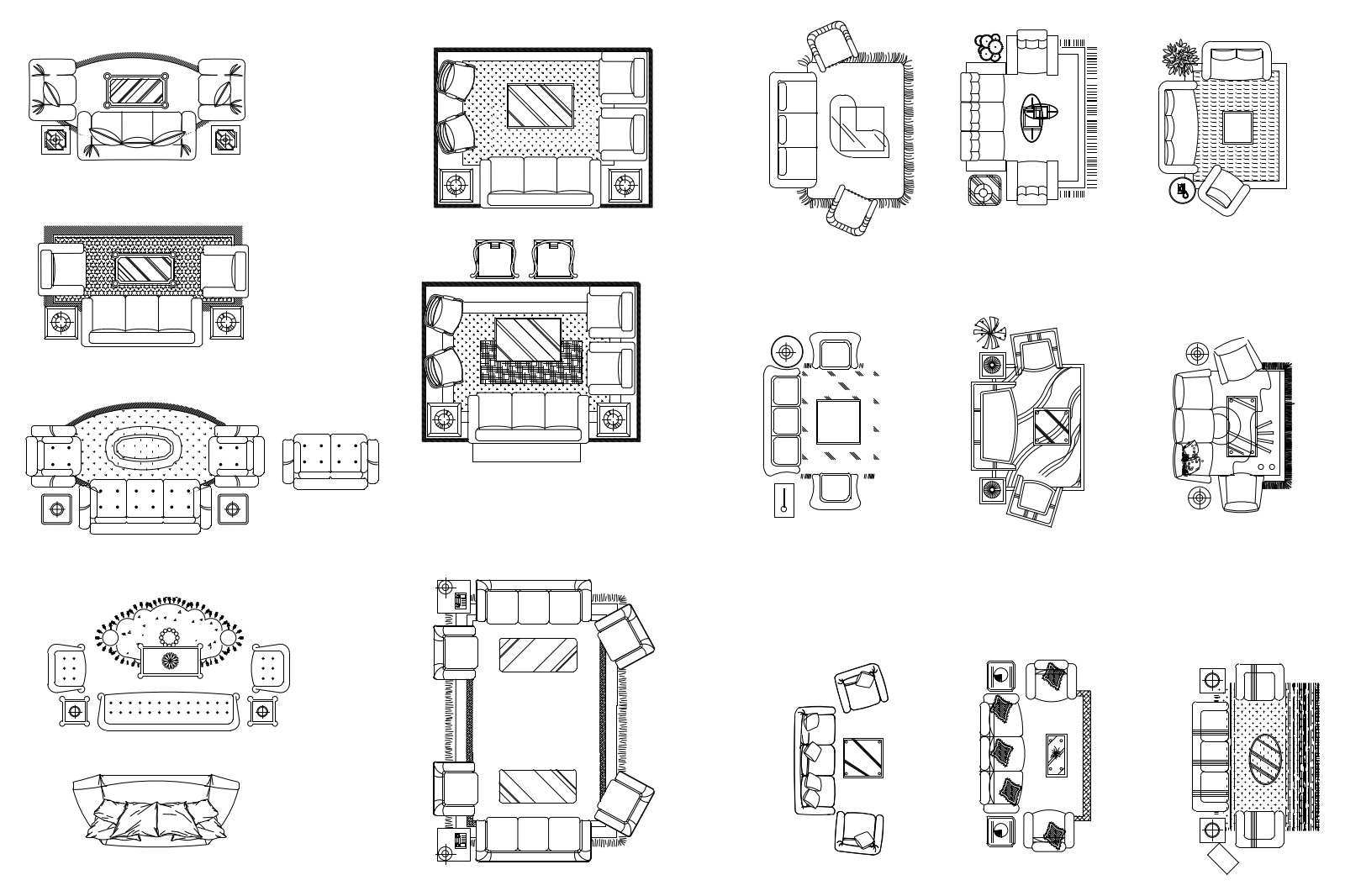 Living room furniture sets