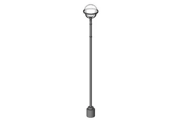 Street Light Ball Braced