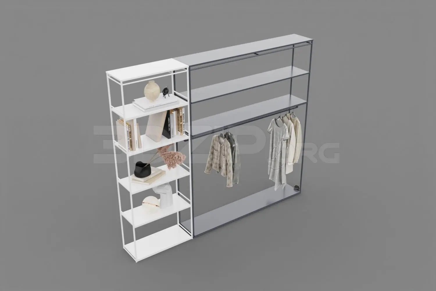 Wardrobe — preview 1, by Dat Nguyen (3dzip, CC0)