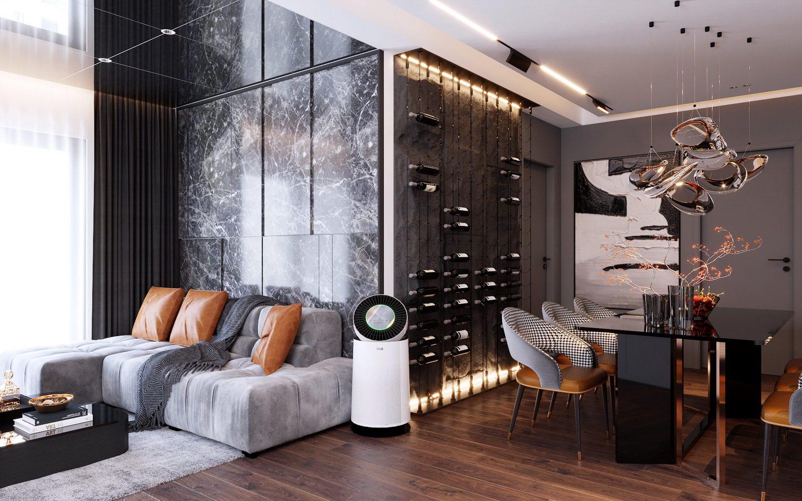 Living Room- Kitchen Interior