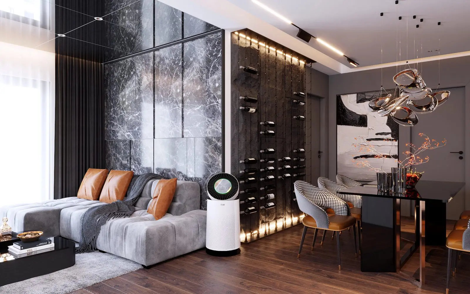 Living Room- Kitchen Interior