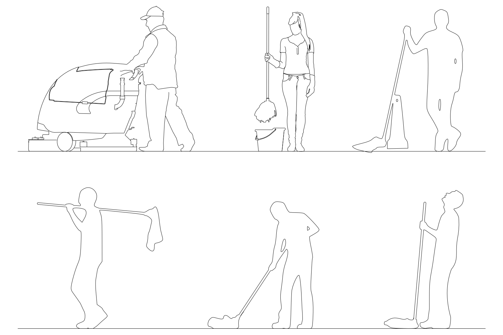 People Cleaning