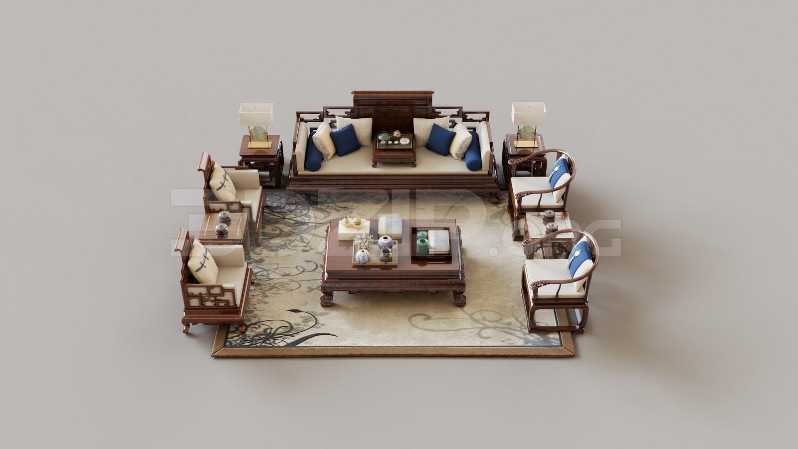 Sofa and Table- Chair