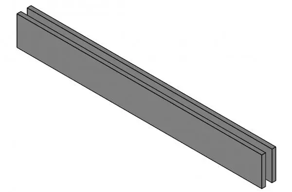 SIP Wall Header Beam - Insulated 3 Section Parametric — preview 1, by Gary Beck Eco-Holdings Engineering Services Houston, Texas (RevitCity, CC0)