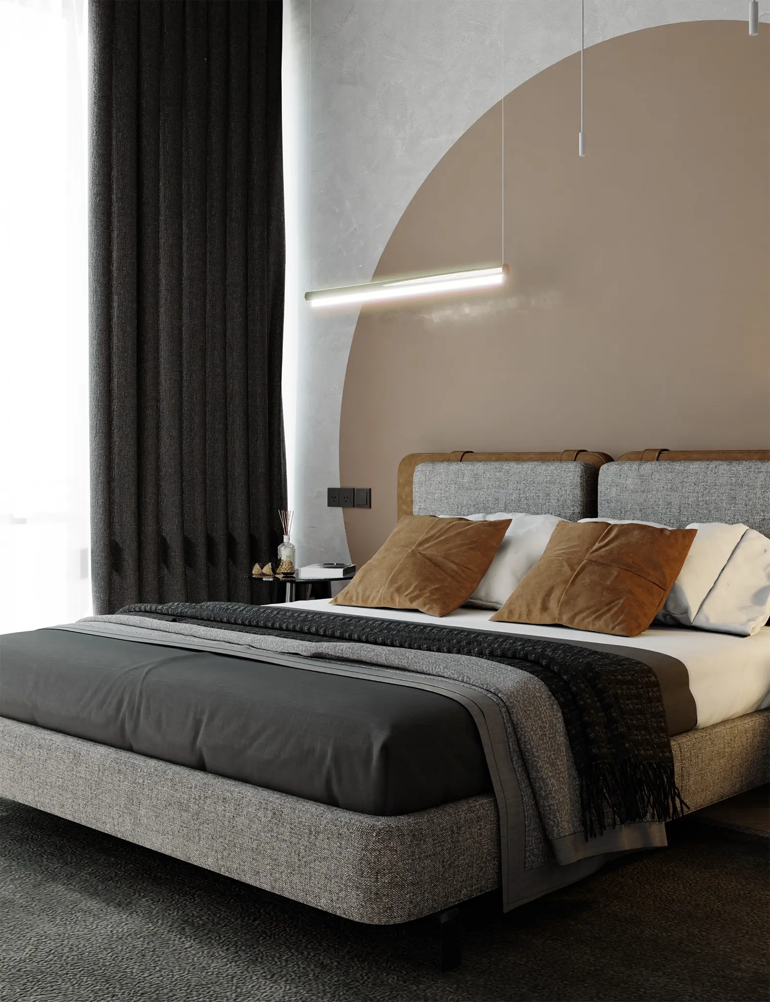 Interior Bedroom Scene