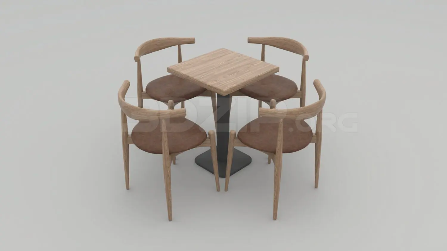 Table And Chair — preview 1 (3dzip, CC0)