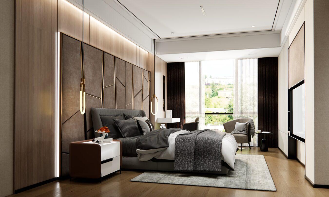 Interior Bedroom Scene