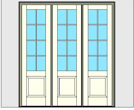 Kolbe Ultra Series Inswing Entrance Door 3-Wide 1-Panel Handicap Sill Units