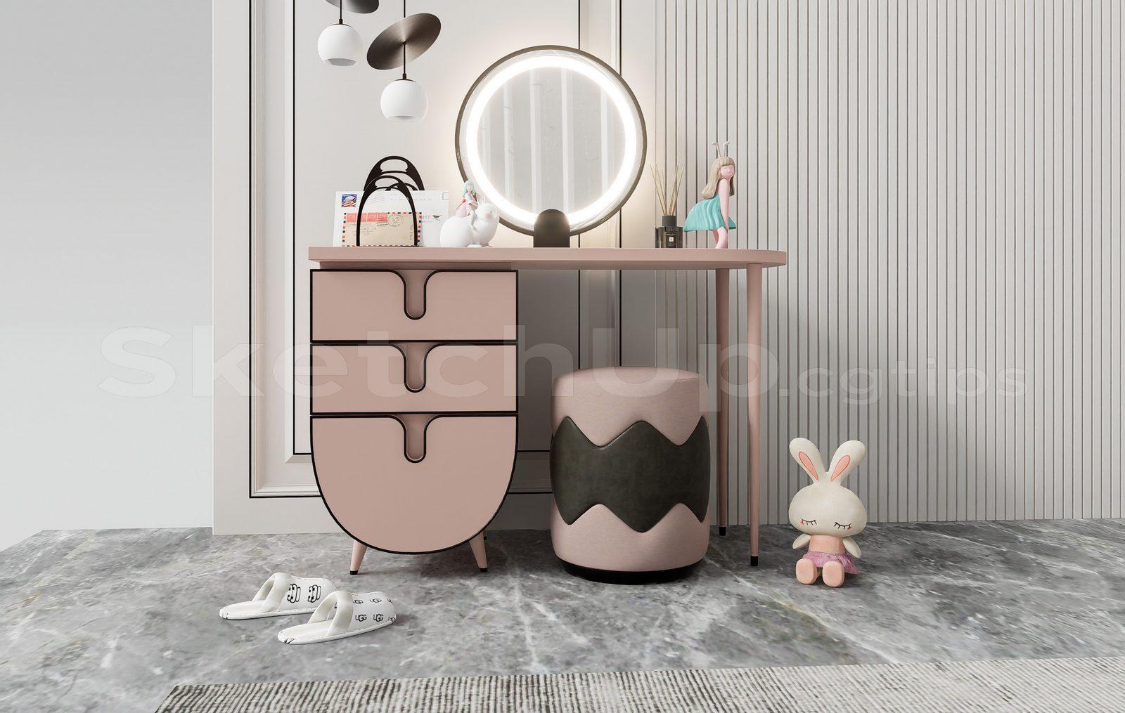 Makeup Table — preview 1 (cgtips)