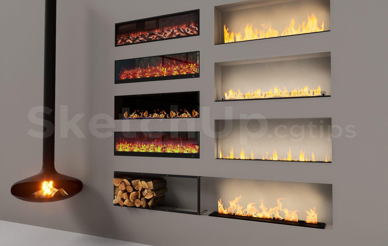 Fireplace — preview 1 (cgtips)