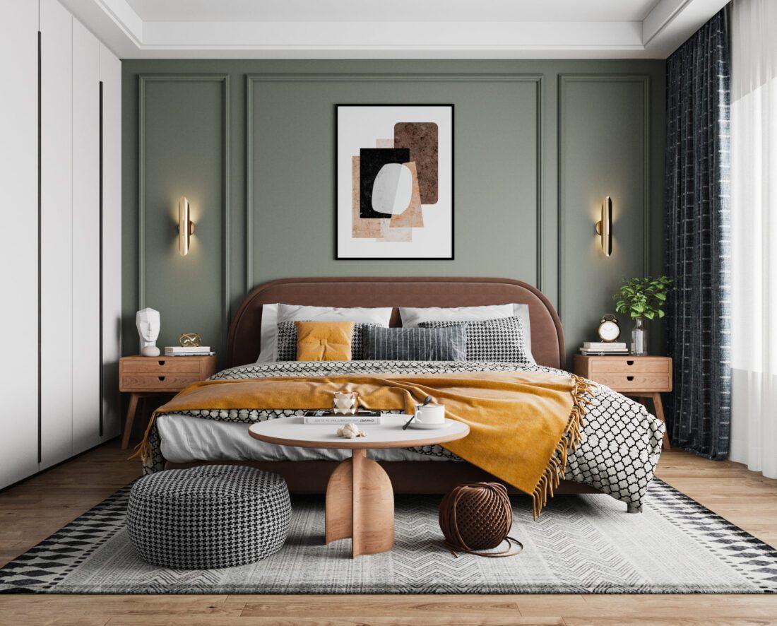 Interior Scenes Model Bedroom 578