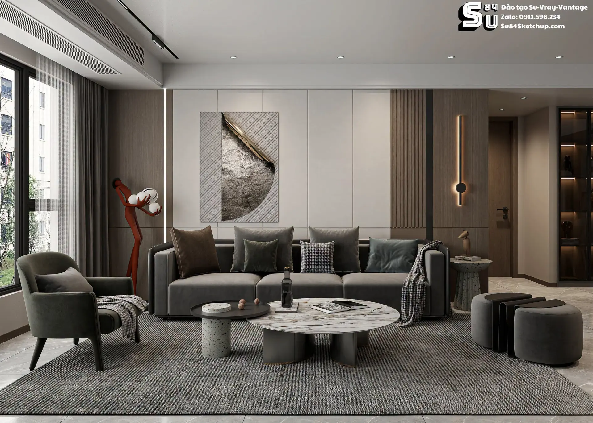 Modern Luxury Living Room Interior