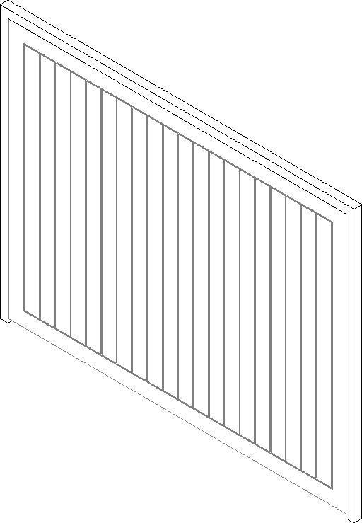Plate Canopy Garage Door