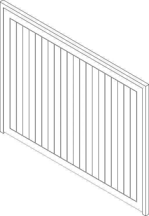 Plate Canopy Garage Door