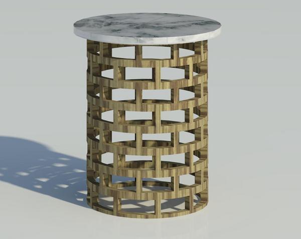 Century Furniture - Chairside Table