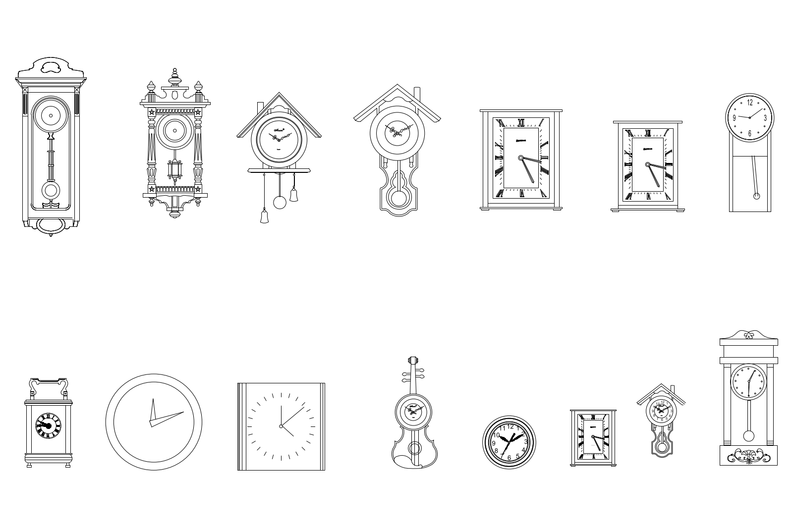Wall clocks