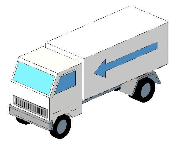 Mr GG Truck Delivery W250 D700 H324