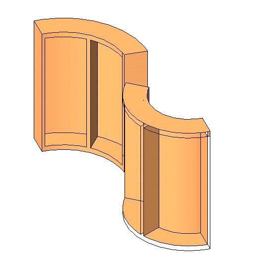 Display Case Cherry wood