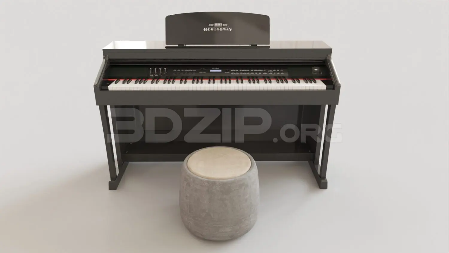 Piano — preview 1 (3dzip, CC0)