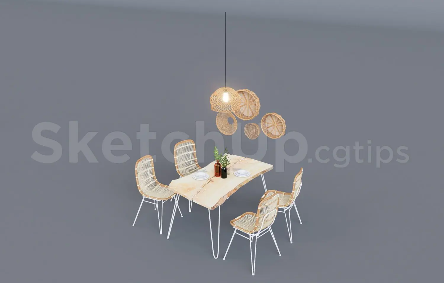 Dining Table — preview 1 (cgtips, CC0)