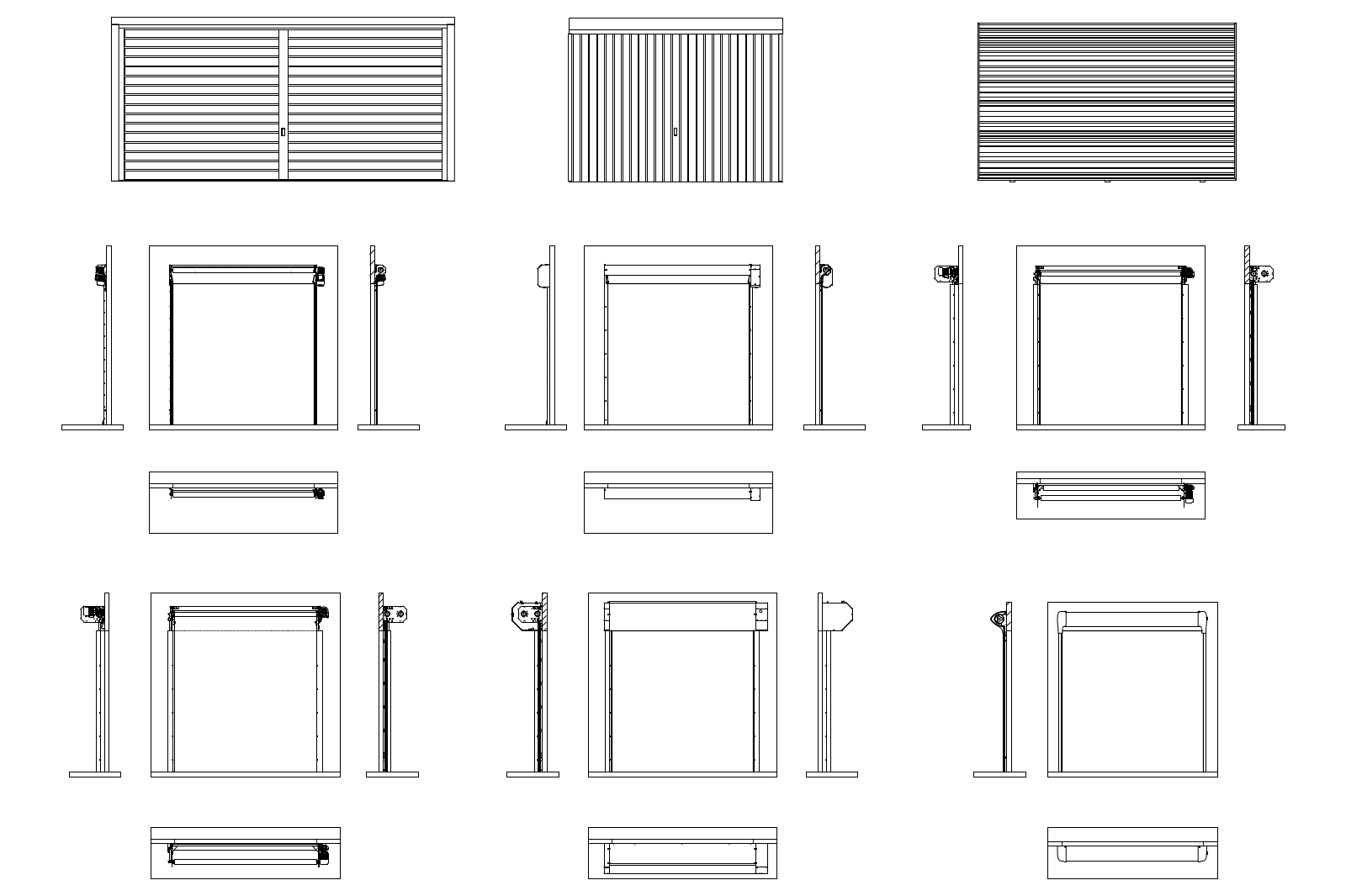 Automatic Garage Sectional Doors
