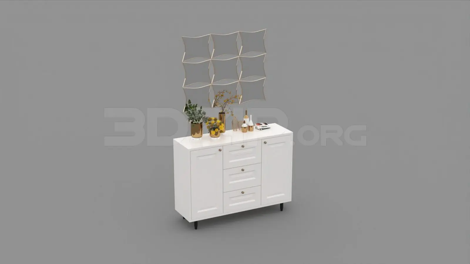 Display Cabinets — preview 1, by Quang Hoa (3dzip)
