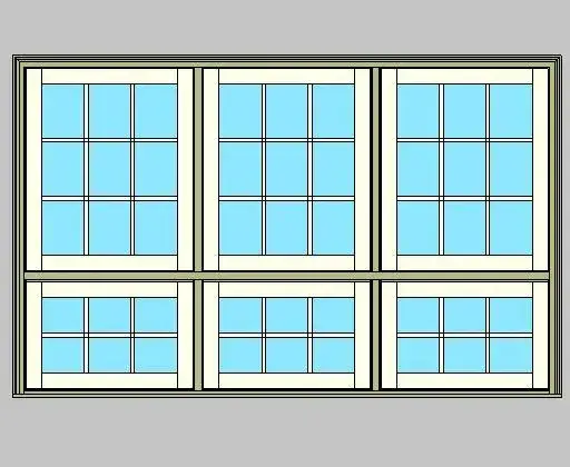 Kolbe Ultra Series Push-out Awning Combination 3-Wide x 2-High Units