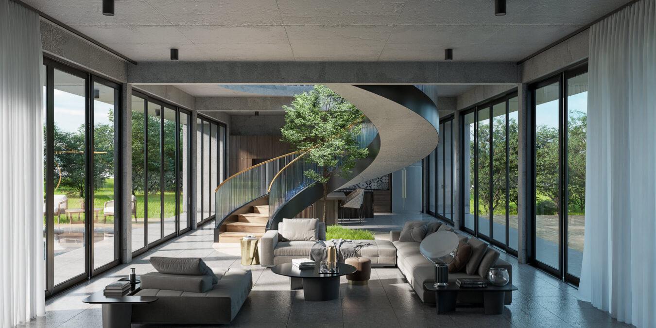 Interior Livingroom Scene