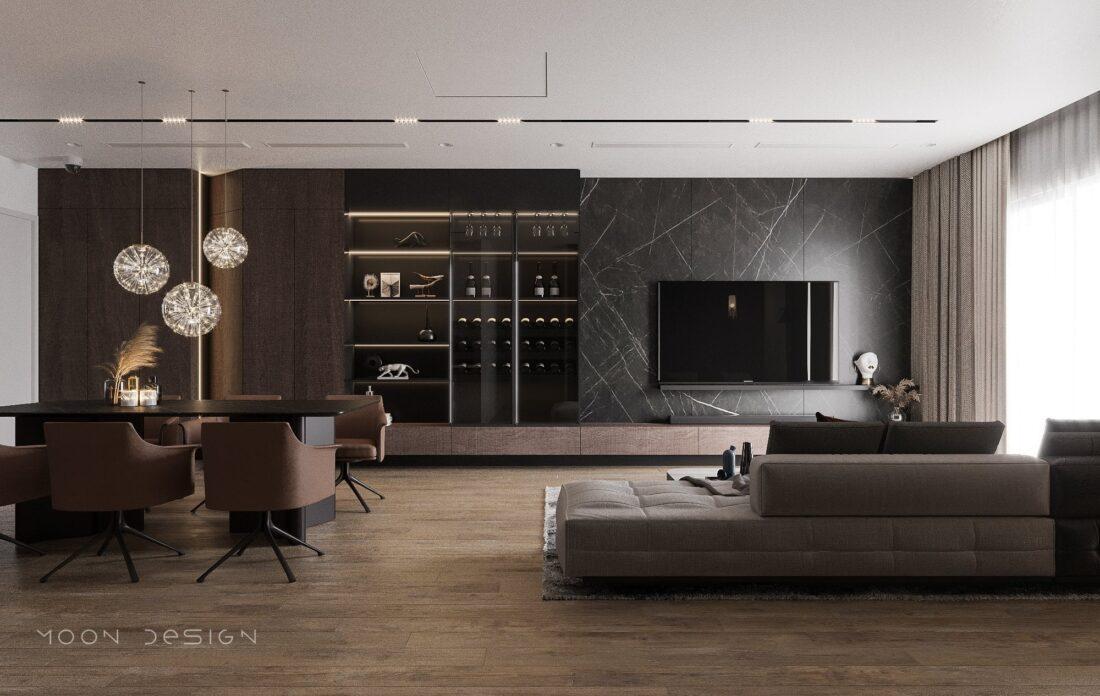Interior Kitchen – Livingroom 241 Scene