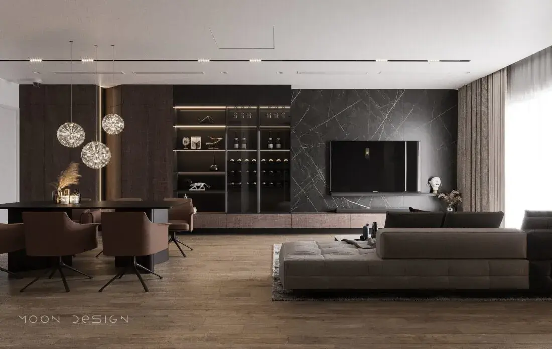Interior Kitchen – Livingroom 241 Scene