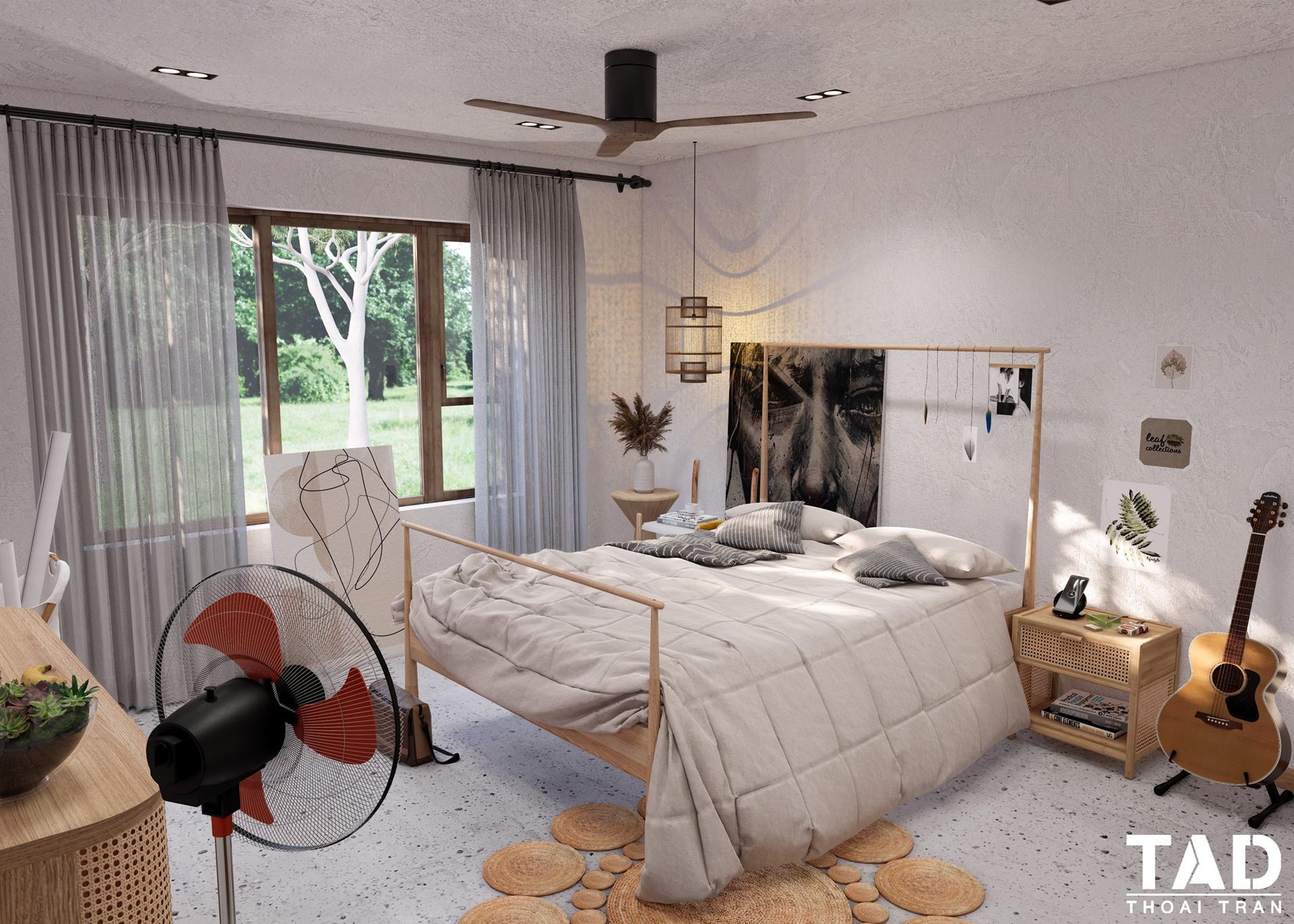 Interior Bedroom Scene