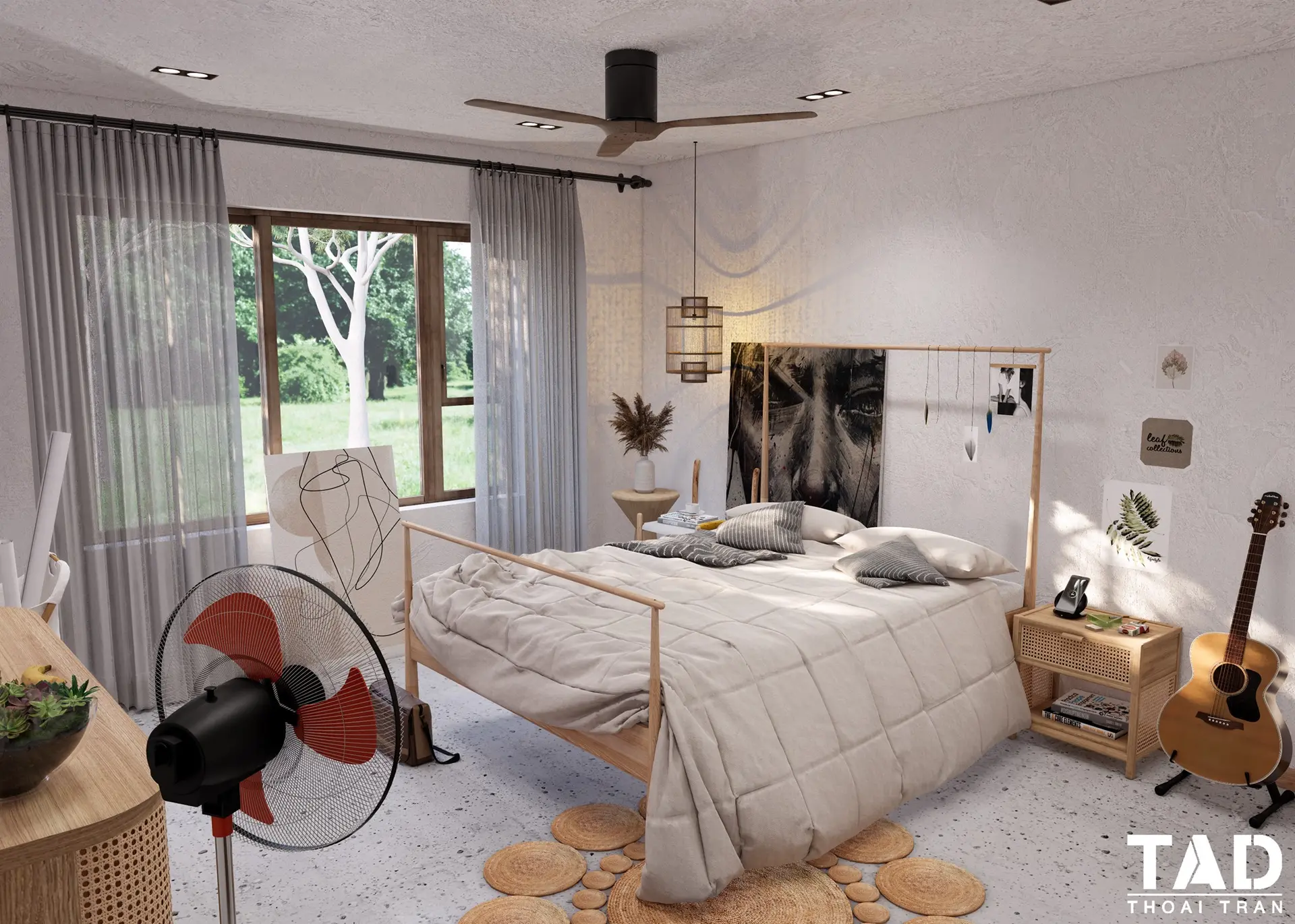 Interior Bedroom Scene