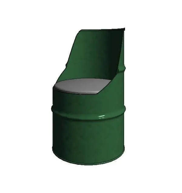 Oil Drum Cafe Chair