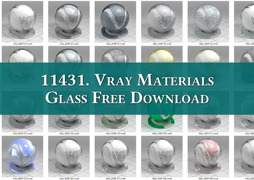 Vray Materials Glass