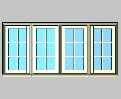 Kolbe Ultra Series Casement 4-Wide N Series Bow Units