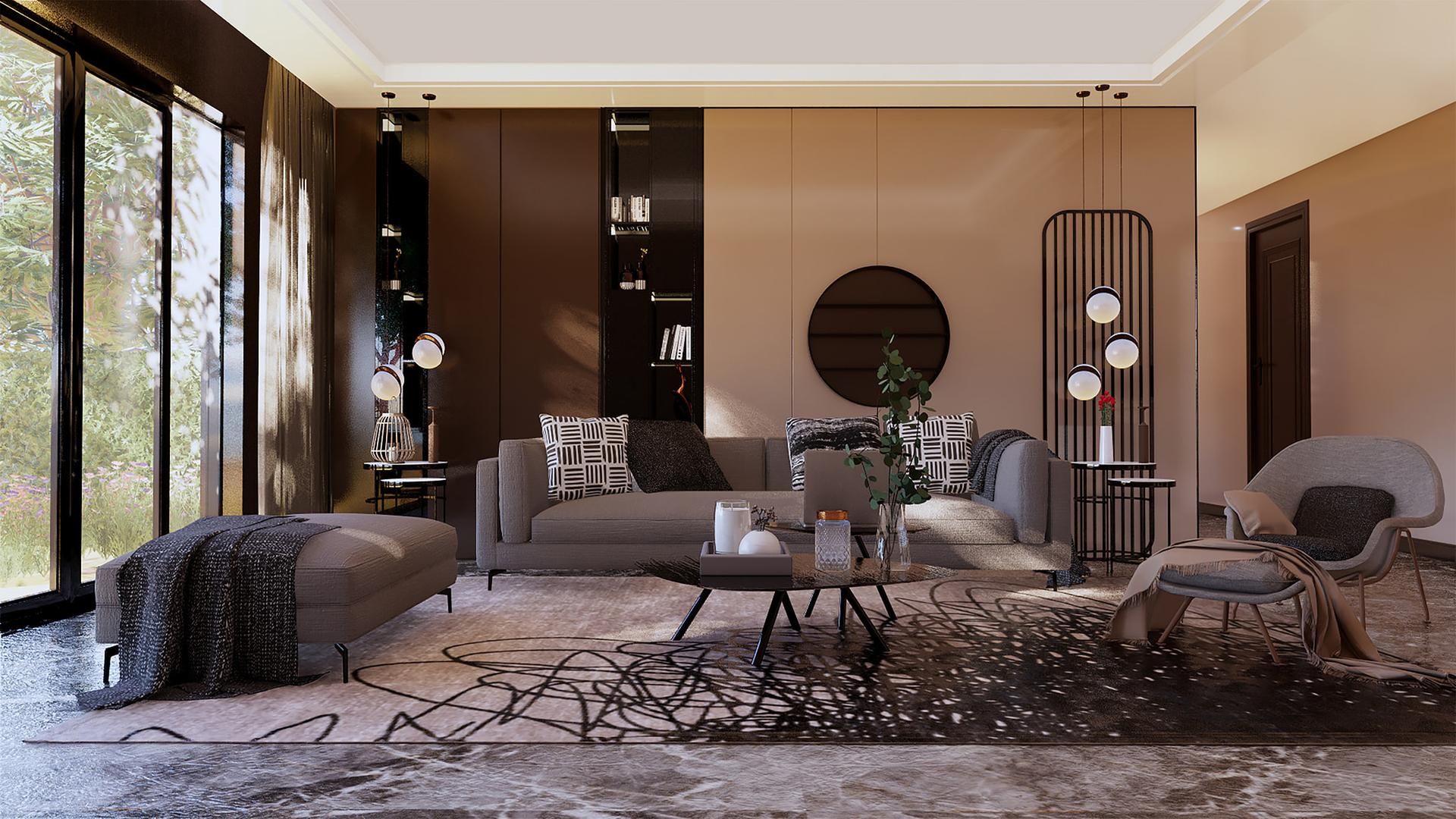 Interior Livingroom Scene
