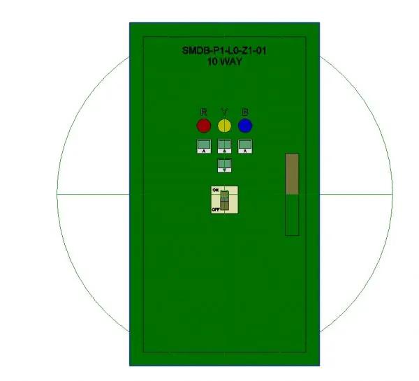 SMDB Wall Mounted 6 Way to 12 Way