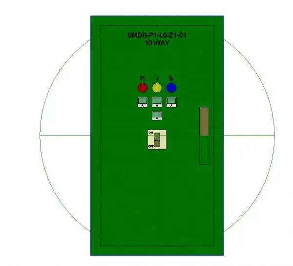 SMDB Wall Mounted 6 Way to 12 Way
