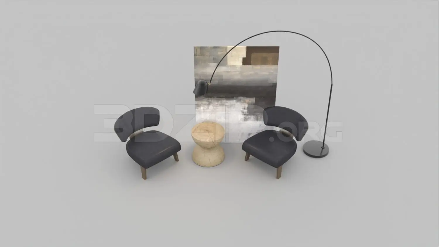 Chair — preview 1, by Tho (3dzip, CC0)