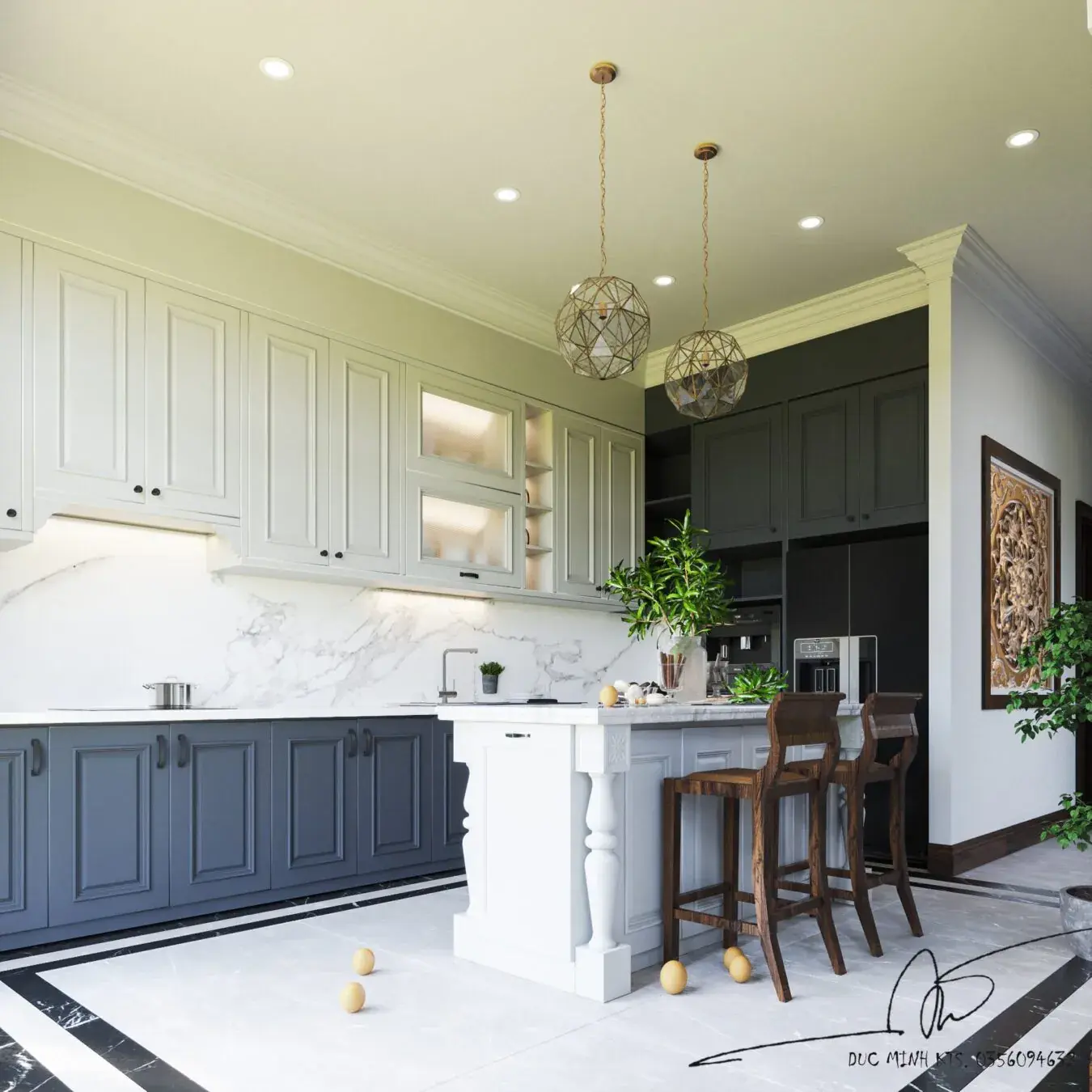 Kitchen Room Interior Model Download Do Duc Minh