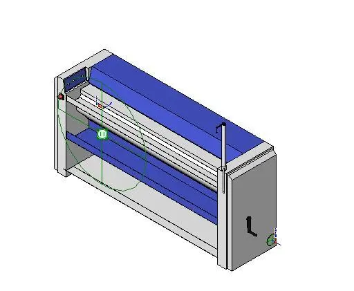 Ironer for flat linen