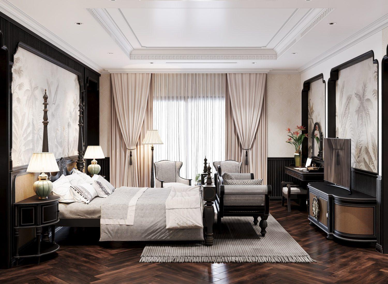 Indochine Master Bedroom Interior