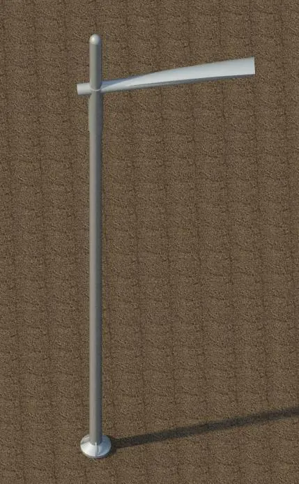 Street Lamp — preview 1, by vinbarg (RevitCity, CC0)