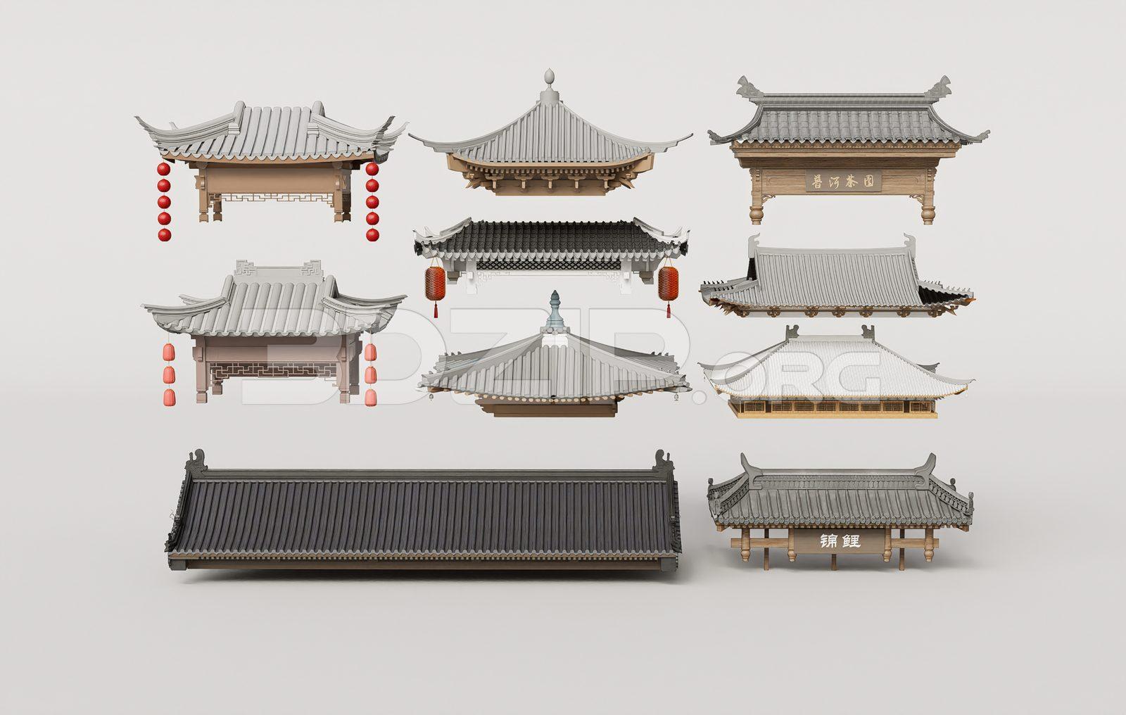 Traditional Asian Roof Collection