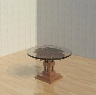 Parametric Glass Table