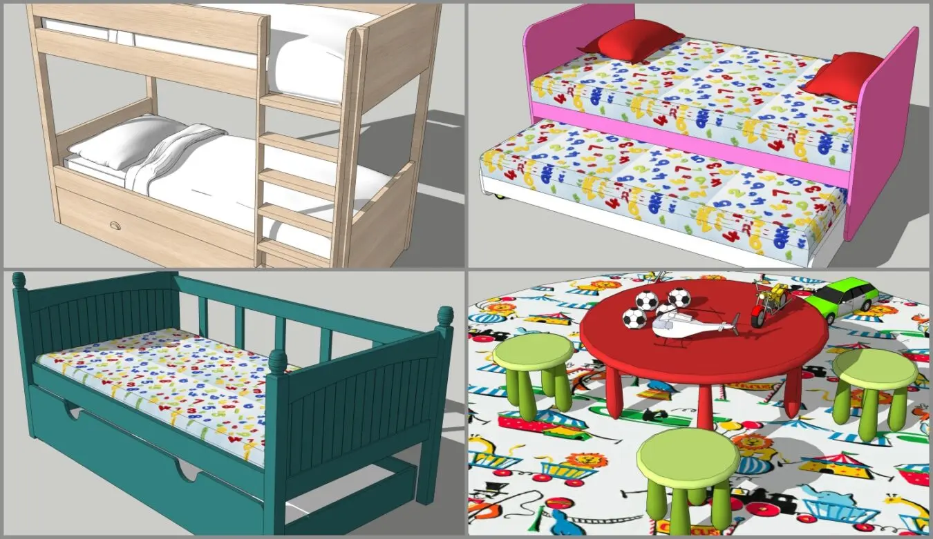 Child Bed — preview 1 (cgtips)